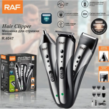 Аккумуляторный триммер RAF R.4047 3в1 с USB-зарядкой для волос, бороды и ушей Аккумуляторный триммер RAF R.4047 3в1 с USB-зарядкой для волос, бороды и ушей