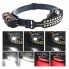 Фонарь налобный аккумуляторный BL-W690-LTS+SMD (белый/красный свет) с датчиком движения Type-C zoom