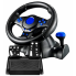 Руль игровой с педалями и коробкой передач для ноутбука пк ps2 ps3 pc usb vibration steering wheel гонки