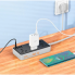 Сетевое зарядное устройство удлинитель HOCO AC8A 3 USB/ Type-C 3 розетки 1,5m PD/QC, 3A/30W