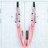 Гамак-резинка для йоги Air Yoga Rope 521-12 Подвесной гамак для йоги и фитнеса Розовый