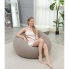 Надувное кресло-пуф Inflatable Sofa / Надувное кресло-мешок 110×110×85 см с насосом Бежевый