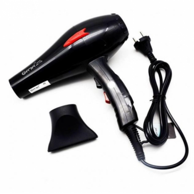Фен для волос Gemei GM-1706 черный 1500w