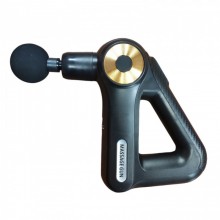 Электрический перкуссионный массажер триггерных точек Massage Gun 8891 9 насадок для ног, спины, шеи Черный с золотым Электрический перкуссионный массажер триггерных точек Massage Gun 8891 9 насадок для ног, спины, шеи Черный с золотым