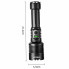 Фонарь ручной аккумуляторный X-Balog Bl-g200-p160 с функцией powerbank аккумулятор 26650