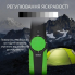 Фонарь аккумуляторный WORKLIGHT-W55-COB поворот 180º с магнитом фонарик Зелёный