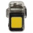 Электроимпульсная зажигалка Flashlight 9258 спиральная usb зажигалка с фонариком Чёрная