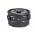 Набор туристической металлической посуды для походов Camping cooking DM 308 с карабином Черный