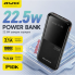 Внешний аккумулятор Power bank AWEI P10K 10000 мАч 22.5 Вт быстрая зарядка 2 USB и 1 Type-C черный