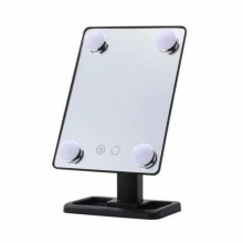 Зеркало для макияжа с подсветкой с LED подсветкой Cosmetie Mirror 360 Чёрный Зеркало для макияжа с подсветкой с LED подсветкой Cosmetie Mirror 360 Чёрный