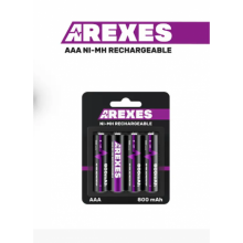Аккумулятор ААА Arexes (800mAh) 1.2v (NI-MH) мини пальчик Аккумулятор ААА Arexes (800mAh) 1.2v (NI-MH) мини пальчик