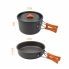 Набор туристической металлической посуды для походов Camping cooking