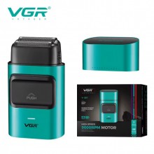 Электробритва шейвер для бороды, с USB, VGR V-307 / Аккумуляторная бритва / Триммер для лица Зелёный Электробритва шейвер для бороды, с USB, VGR V-307 / Аккумуляторная бритва / Триммер для лица Зелёный