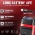 Электробритва шейвер для бороды, с USB, VGR V-307 / Аккумуляторная бритва / Триммер для лица Красный