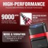 Электробритва шейвер для бороды, с USB, VGR V-307 / Аккумуляторная бритва / Триммер для лица Красный