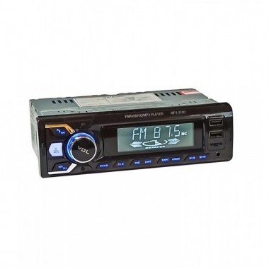 Автомагнитола 3100 ISO+FM+USB+AUX+Bluetooth 4x50W 1Din магнитола с пультом