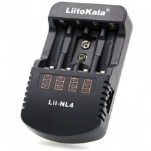 Зарядное устройство Liitokala Lii-NL4 для пальчиковых, минипальчиковых аккумуляторов и аккумуляторов Крона Зарядное устройство Liitokala Lii-NL4 для пальчиковых, минипальчиковых аккумуляторов и аккумуляторов Крона