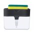 Диспенсер для моющего средства с подставкой для губки Soap Pump & Sponge Caddy Черный