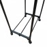 Стойка-вешалка для одежды и обуви в гардеробную Double Pole Clothes Horse Mini Чёрная
