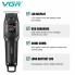 Мужской аккумуляторный триммер для бороды и усов VGR V-964 с 3 сменными насадками 1-3 мм. Черный