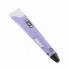 3D ручка для рисования с экраном 3д Ручка Pen3 MyRiwell с LCD дисплеем + трафарет Фиолетовая