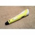 3D ручка для рисования с экраном 3д Ручка Pen3 MyRiwell с LCD дисплеем + трафарет Жёлтая