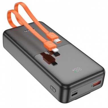 Внешний аккумулятор Power bank HOCO J119A 20000mAh PD22,5W+быстрая зарядка батарея зарядка Чёрный