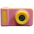 Детский цифровой фотоаппарат Smart Kids Camera V7 Розовый с жёлтым