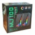 Компьютерные колонки акустика 2.0 USB Music D9 MJ-100 с RGB подсветкой
