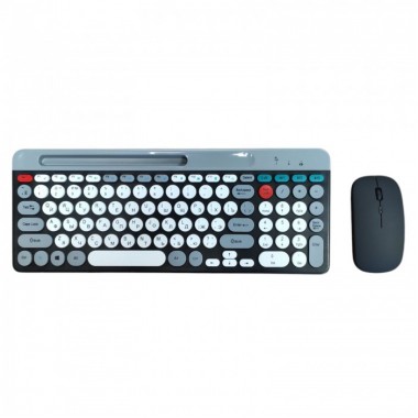 Беспроводная аккумуляторная клавиатура с мышкой, Bluetooth, USB, BT ZYG-806 Комплект