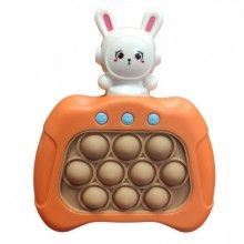 Игрушка антистресс детская игрушка головоломка зайчик Quick Pop It Baby Bunny, на батарейках консоль Игрушка антистресс детская игрушка головоломка зайчик Quick Pop It Baby Bunny, на батарейках консоль