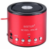 Портативная колонка WSTER WS-A8 Мини-колонка с MP3, USB и FM-pадио Красная