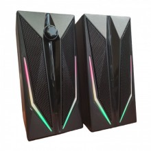 Компьютерные колонки акустика 2.0 USB Music D9 MJ-200 с RGB подсветкой Компьютерные колонки акустика 2.0 USB Music D9 MJ-200 с RGB подсветкой