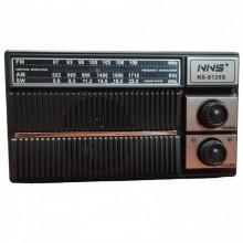 Радиоприёмник с солнечной панелью FM USB MicroSD и фонариком NS-8126S на аккумуляторе Чёрный Радиоприёмник с солнечной панелью FM USB MicroSD и фонариком NS-8126S на аккумуляторе Чёрный