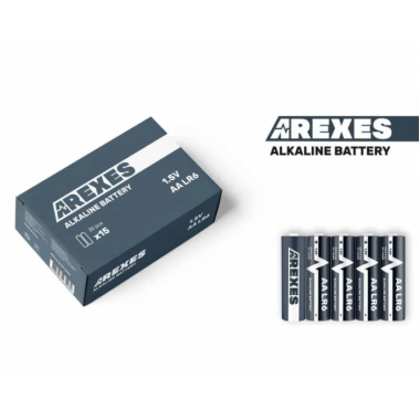 Батарейка Arexes LR6/AA 1.5v алкалиновая (60шт в упаковке) Оригинал