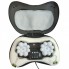 Массажер, массажная роликовая подушка для дома и машины Massage pillow CHM-8028 3 режима скорости Чёрная