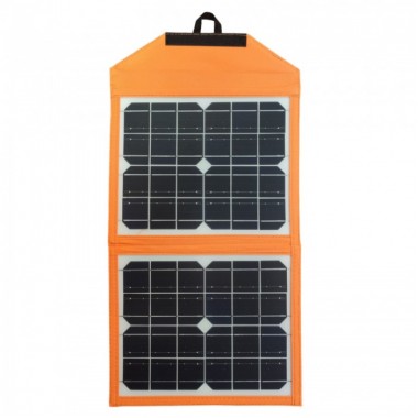 Солнечная панель трансформер GDTimes GD-ZD0610 15Вт зарядка от солнца Solar Panel на 3 USB