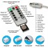 Светодиодная Гирлянда-Занавес Штора 3*2м 240LED USB c Пультом для Украшений Окон Жёлтая