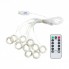 Светодиодная Гирлянда-Занавес Штора 3*2м 240LED USB c Пультом для Украшений Окон Жёлтая