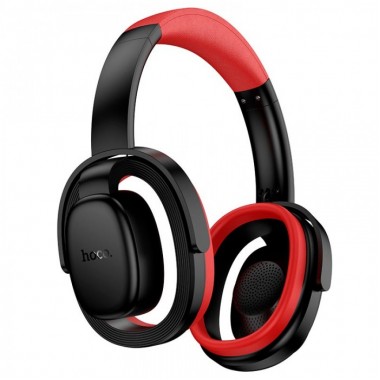 Беспроводные накладные наушники HOCO W67 300mAh, Bluetooth и AUX Черный