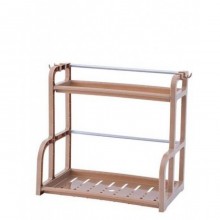 Стойка для специй Kitchen seasoning shelf Коричневая Стойка для специй Kitchen seasoning shelf Коричневая