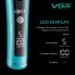 Триммер аккумуляторный VGR V-299, 4 насадки, 9000RPM, 2000 mAh, 5 уровней скорости, LED дисплей Синий