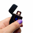 Спиральная электрическая USB зажигалка ZGP 712 Чёрная