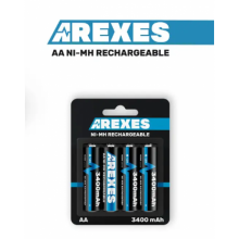 Аккумулятор АА Arexes (3400mAh) 1.2v (NI-MH) пальчик Аккумулятор АА Arexes (3400mAh) 1.2v (NI-MH) пальчик
