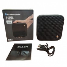 Колонка беспроводная Bluetooth Willen 9145 Черная Колонка беспроводная Bluetooth Willen 9145 Черная