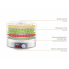 Пищевая сушилка для овощей и фруктов на 5 ярусов BITEK BT-6800 1200Вт