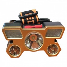 Налобный фонарь 8601 USB 5v, встроенный аккумулятор, 5 светодиодных мощных фар, для кемпинга, рыбалки Налобный фонарь 8601 USB 5v, встроенный аккумулятор, 5 светодиодных мощных фар, для кемпинга, рыбалки