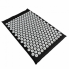 Коврик массажный ортопедический с подушкой acupressure mat 65*41 см Чёрный