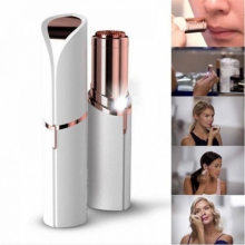 Женский триммер депилятор для лица Flawless эпилятор в стиле губной помады работает от батарейки AA