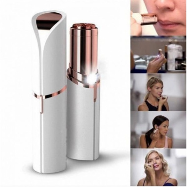 Женский триммер депилятор для лица Flawless эпилятор в стиле губной помады работает от батарейки AA